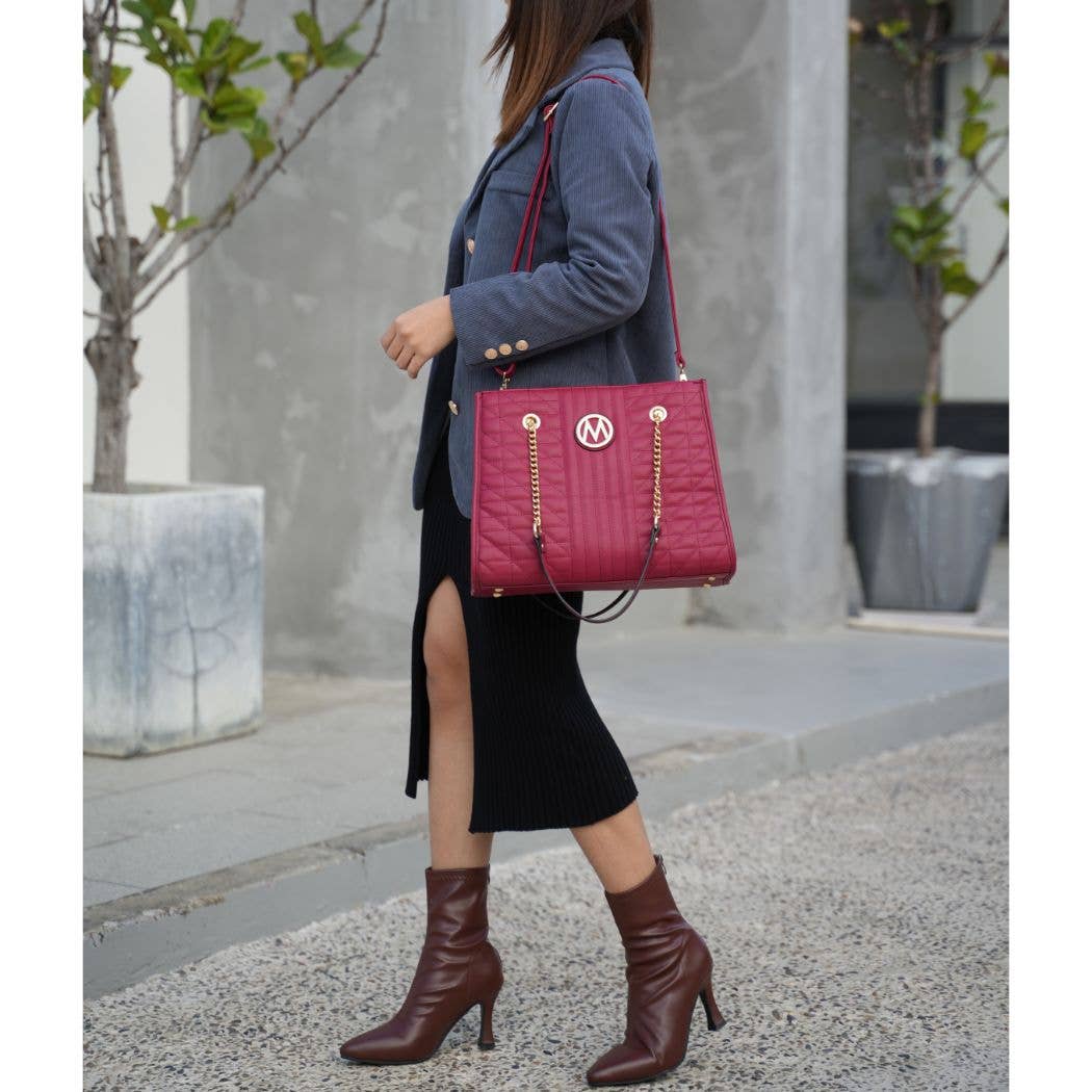 Makenna Vegan Leather Women’s Shoulder Bag by Mia K