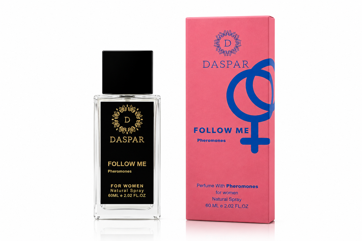DASPAR FOL.LOW ME WOMEN PERFUME WITH PHE.RO.MO.NES 2.02 OZ