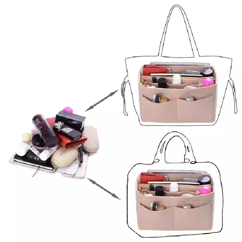 880 Tote Bag Purse Organizer Insert - Nude RTS