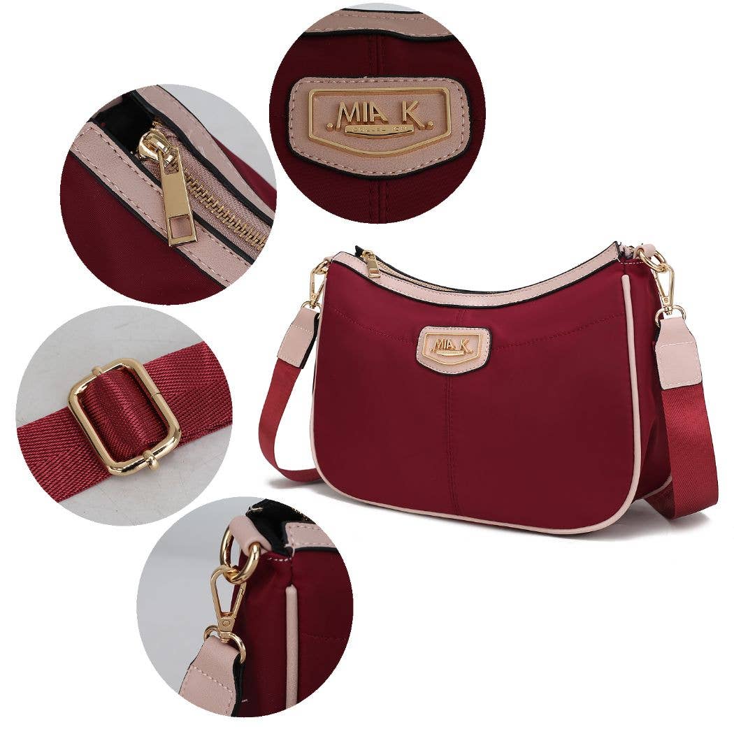 Freya 2-Pc Crossbody Handbag Vegan Leather by Mia K