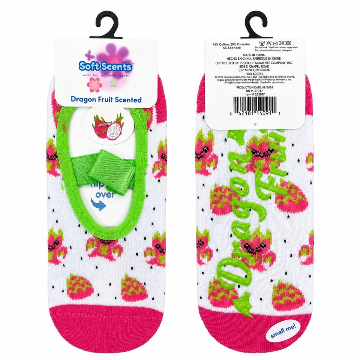 Precious Moments Scented Grip Slipper Socks Floor Display