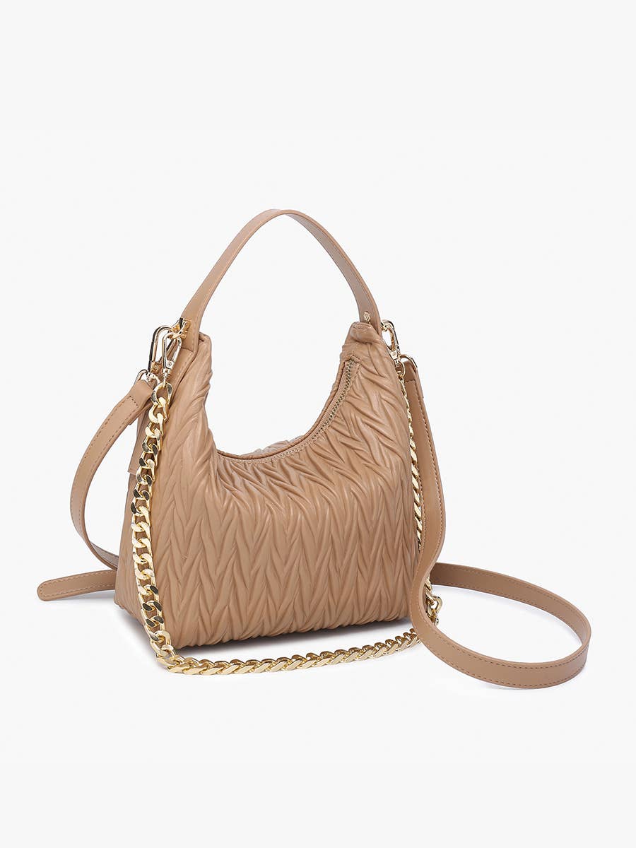 Brenna Matelassé Shoulder Bag – Vegan Leather Bag | EH2582