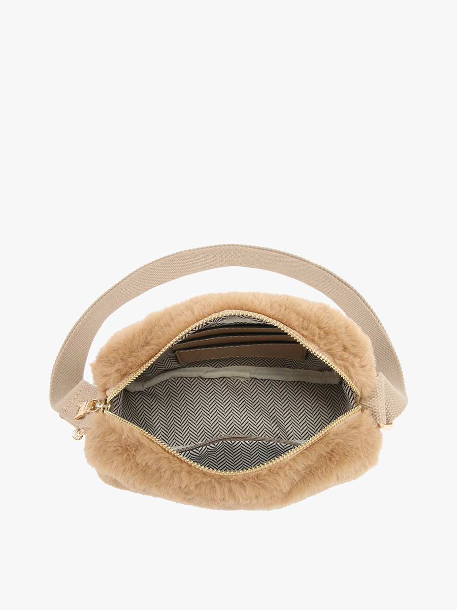 Geneva Faux Fur Belt Bag – Crossbody Style | JN2379