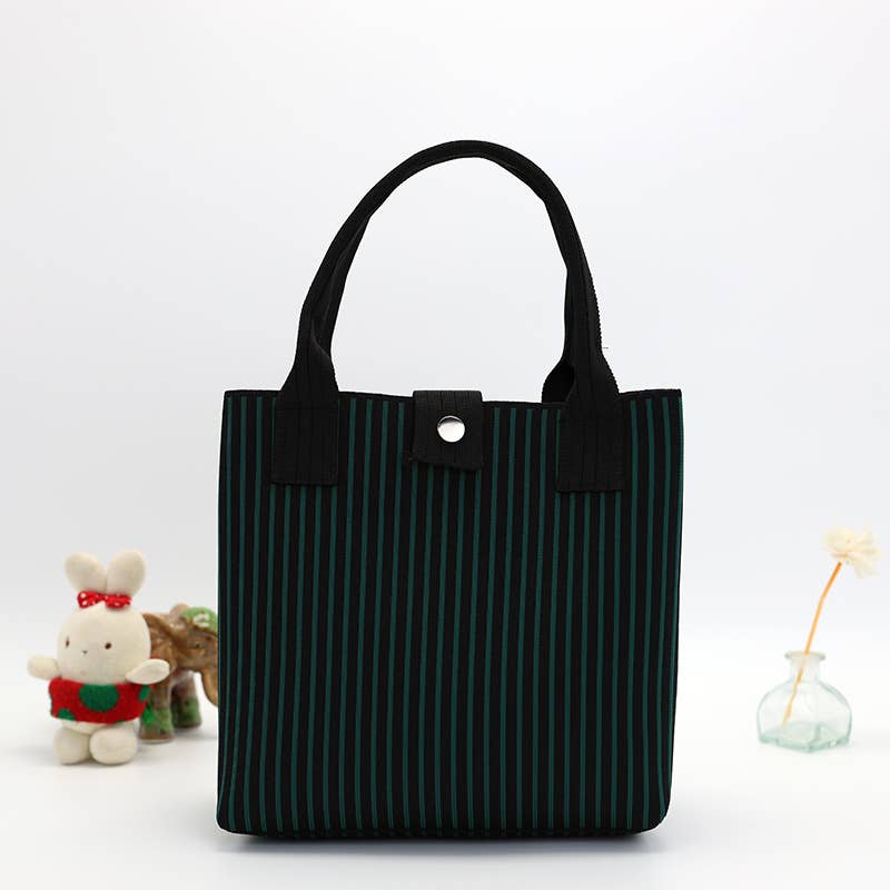 414 Handmade Houndstooth Tote Bag Casual Canvas Bag