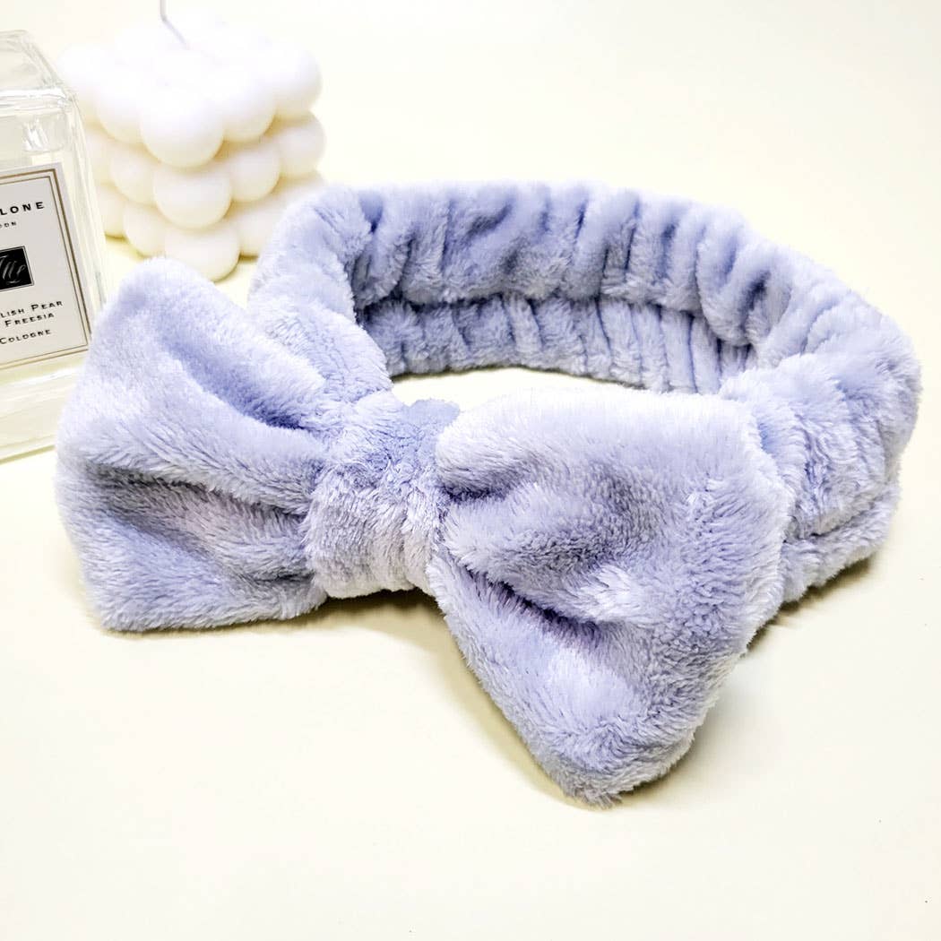 2762 Assorted Plush Beauty Spa Headband black