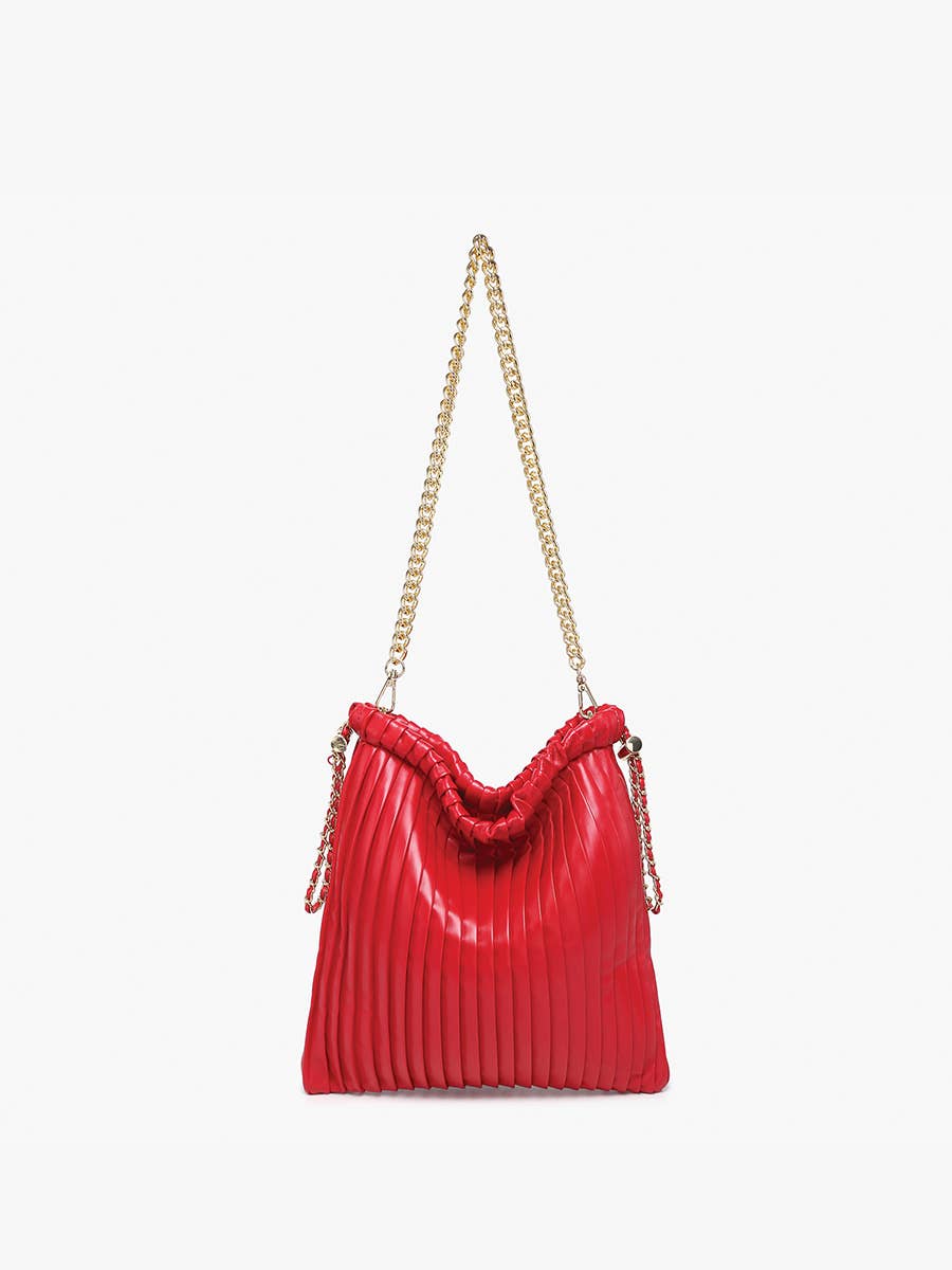Singapore Pleated Bucket Bag – Chain Strap | JN2584