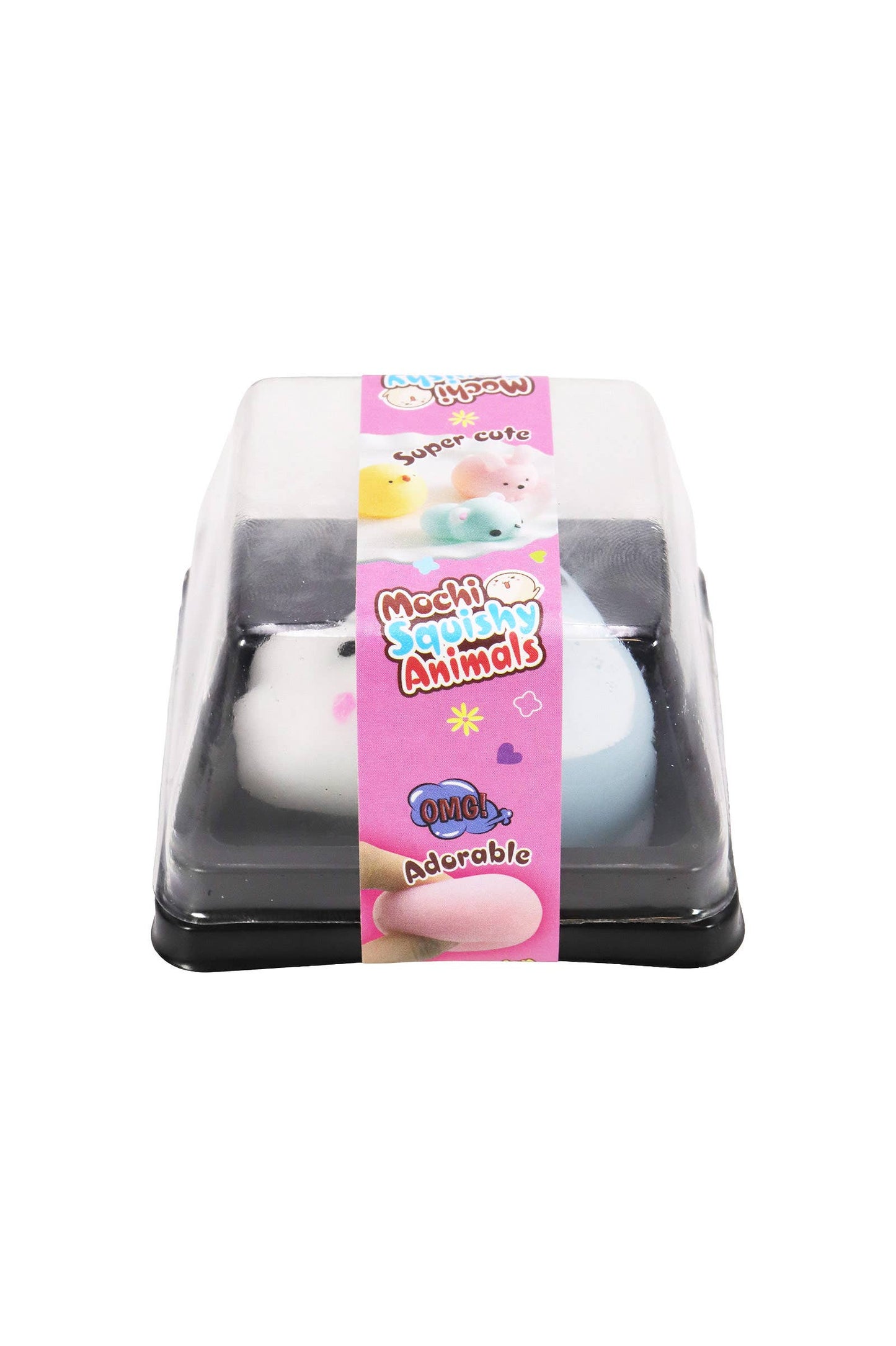 Animal Pals Soft Mini Mochi Squishy - 2 Pcs Set
