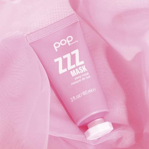 POP Beauty ZZZ MASK - Rehydrating and Reviving Face Mask, Niacinamide and Ceramides Replenish Skin | 2 Fl Oz
