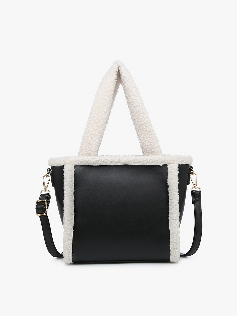 Helsinki Sherpa Trim Satchel/Crossbody | JN2378
