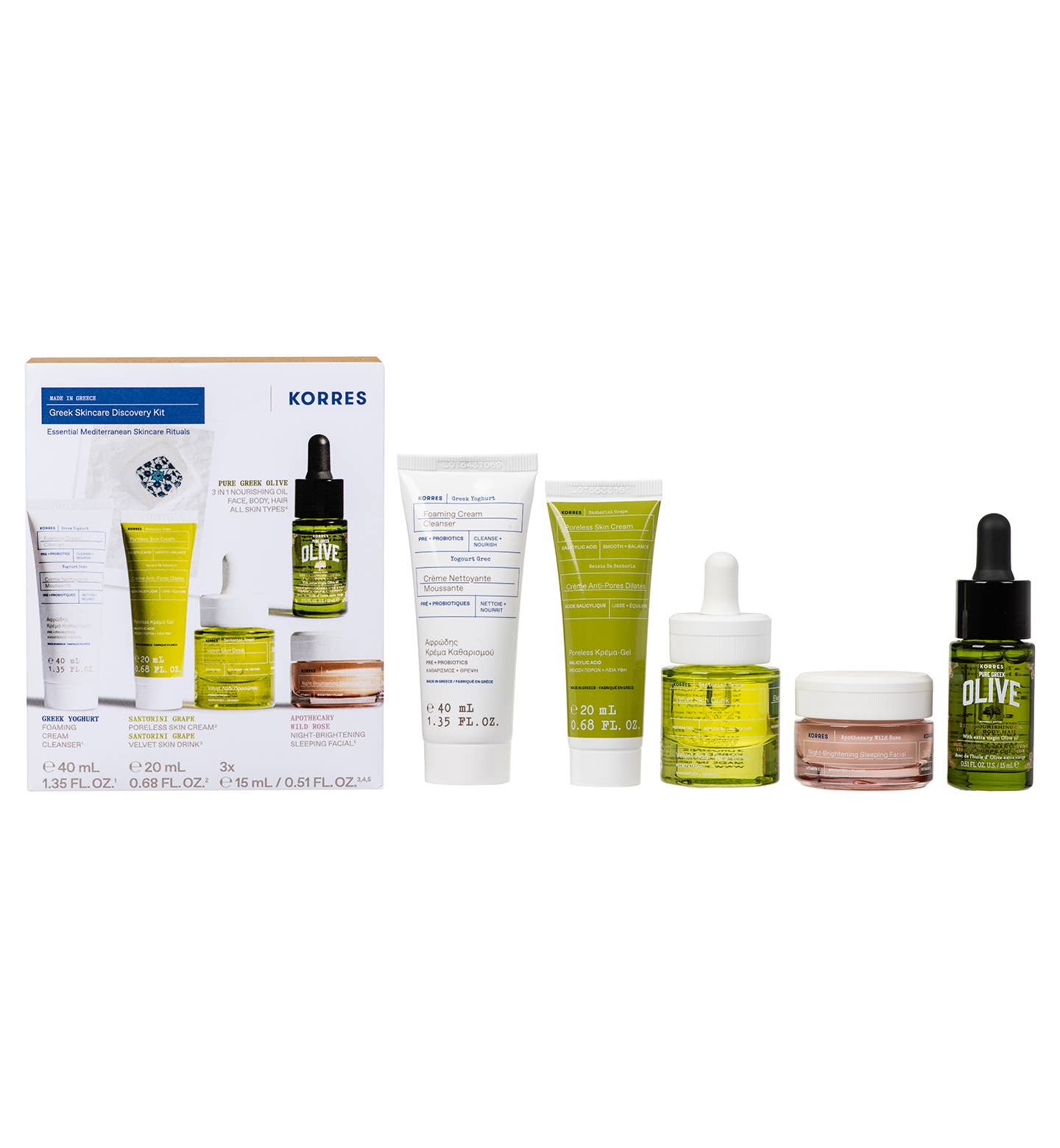 NEW GRECIAN SKINCARE DISCOVERY KIT 2025 ($95 Value)