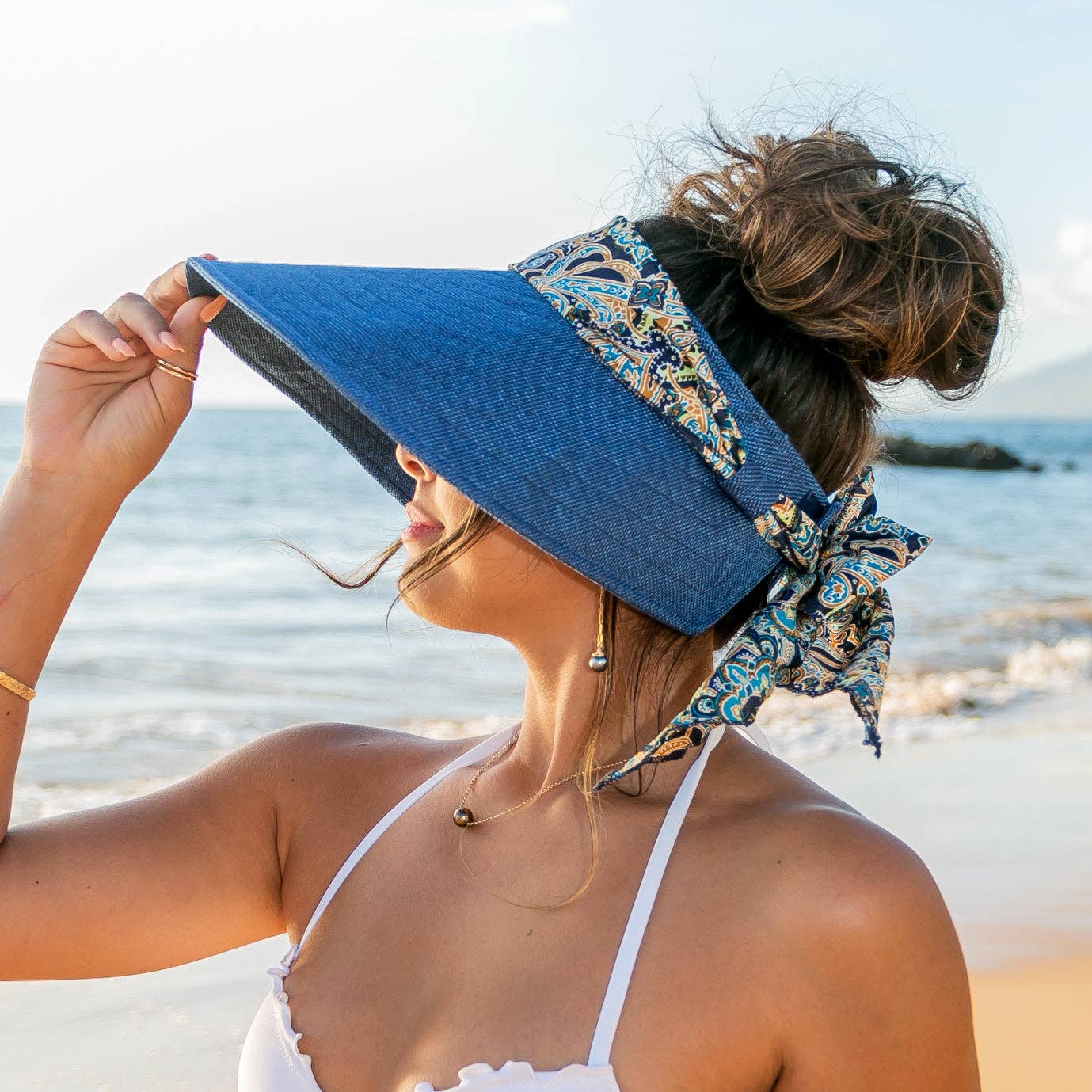Scarf Accent Visor