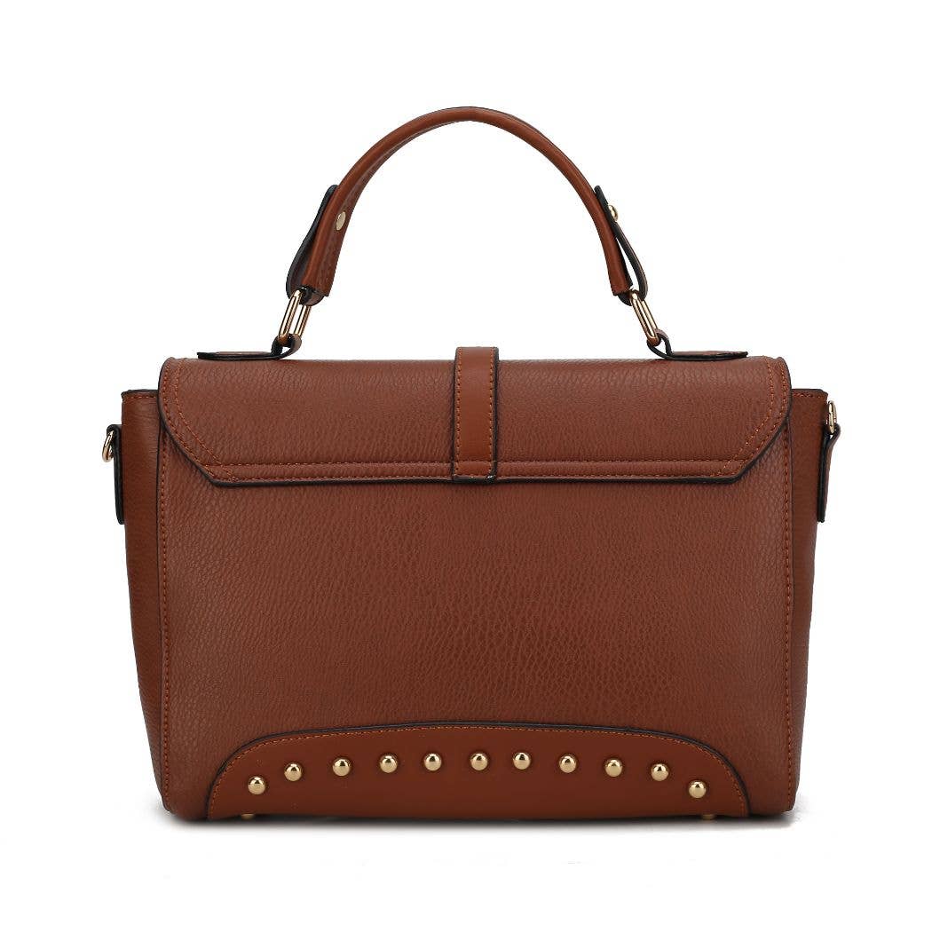 Angela Satchel Handbag Vegan Leather Women's Bags by Mia K