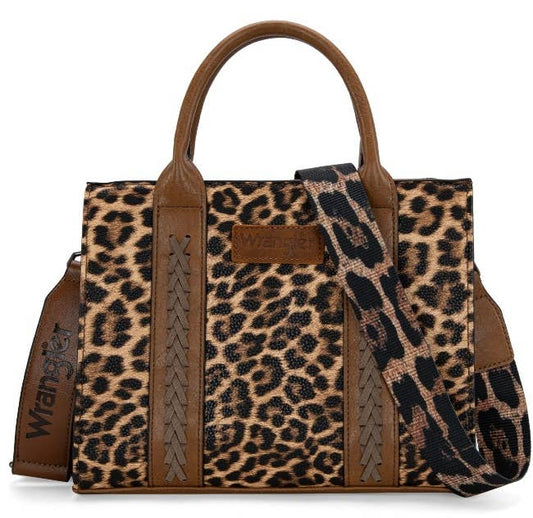 386 Wrangler Leopard Print Tote/Crossbody - Leopard