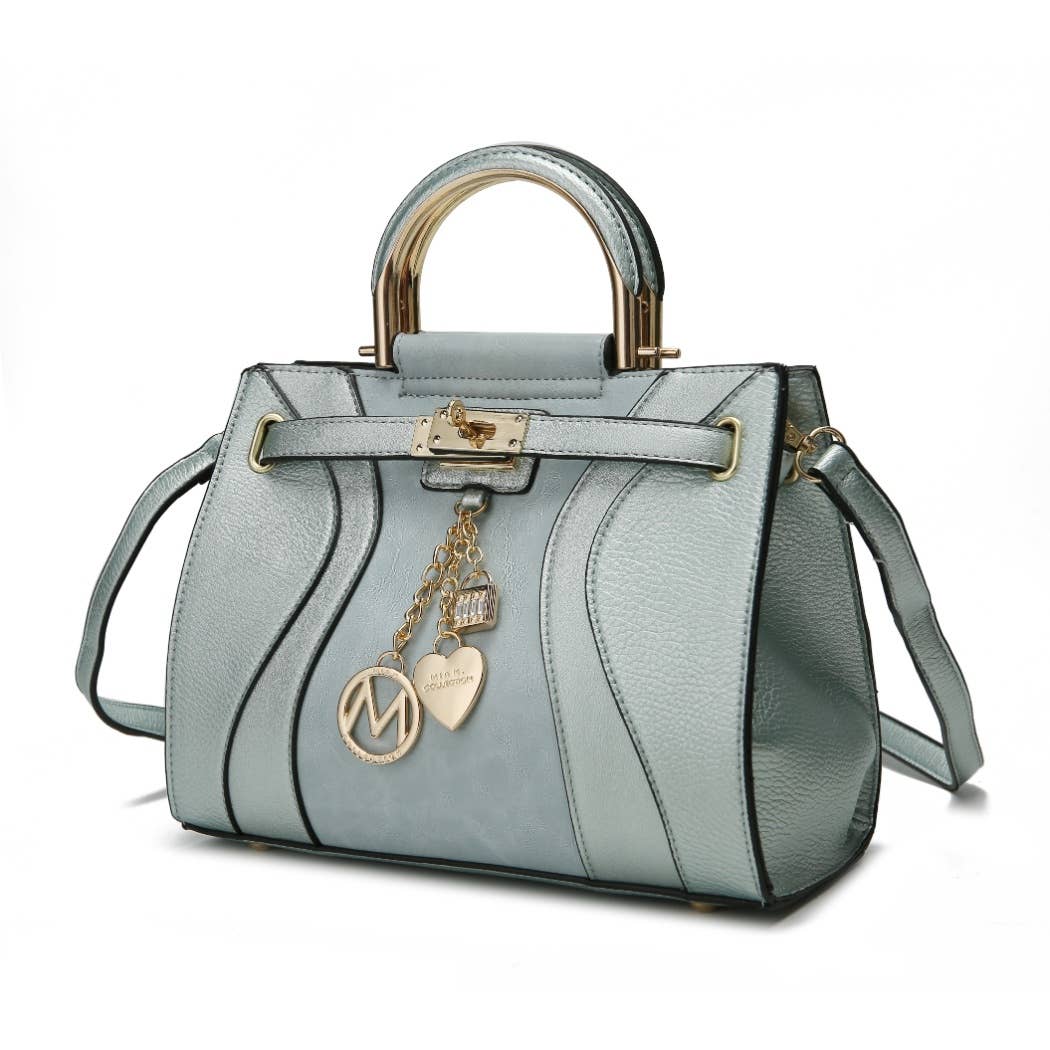 387 MKF Cassia Women's Medium Satchel Handbag Vegan Leather
