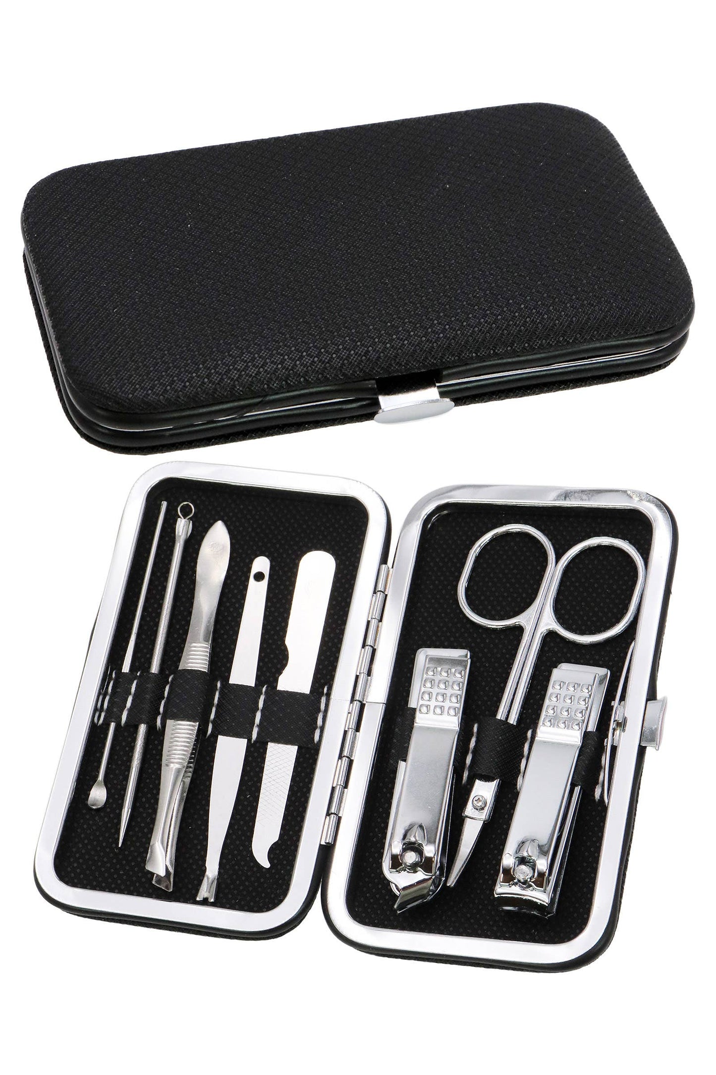 8 Pcs Solid Stainless Steel Nailcare Kit Set