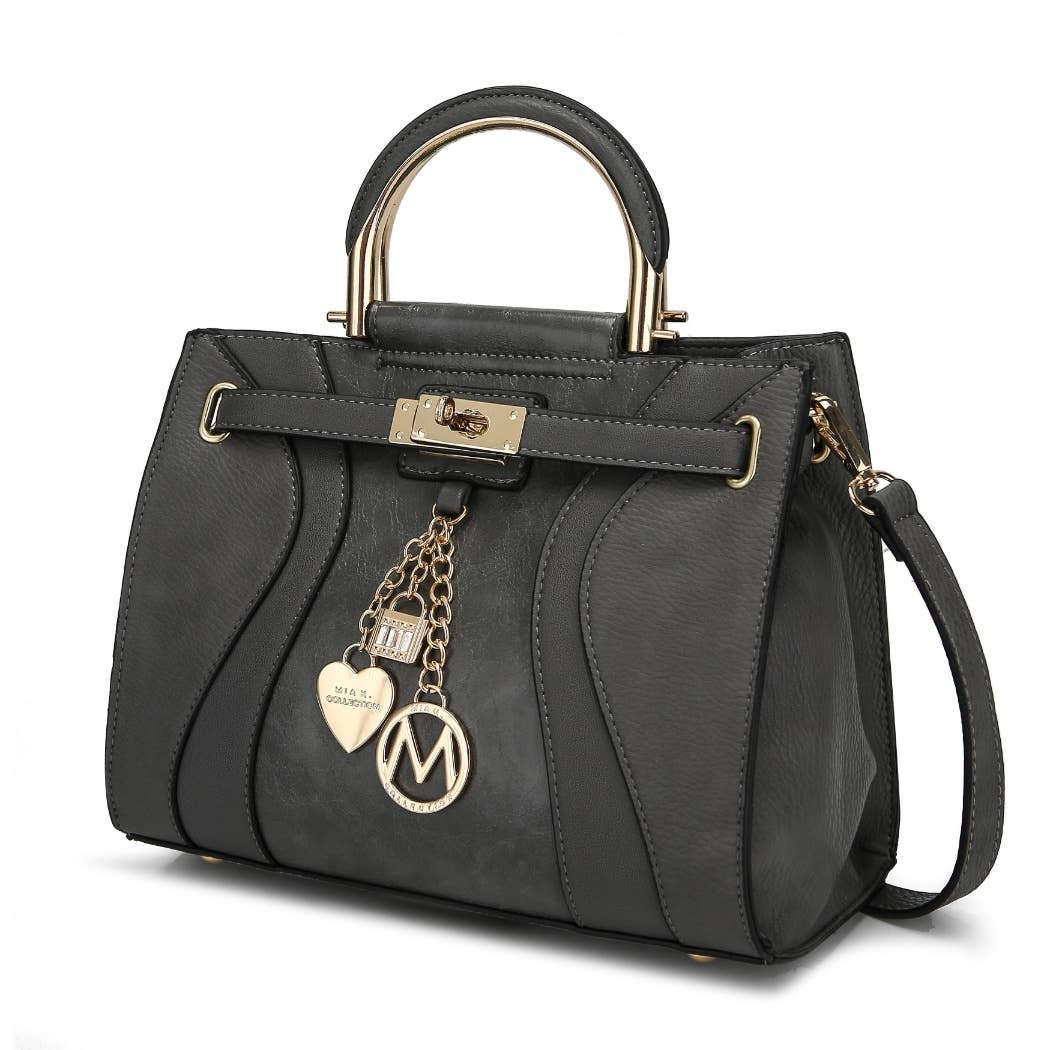 387 MKF Cassia Women's Medium Satchel Handbag Vegan Leather