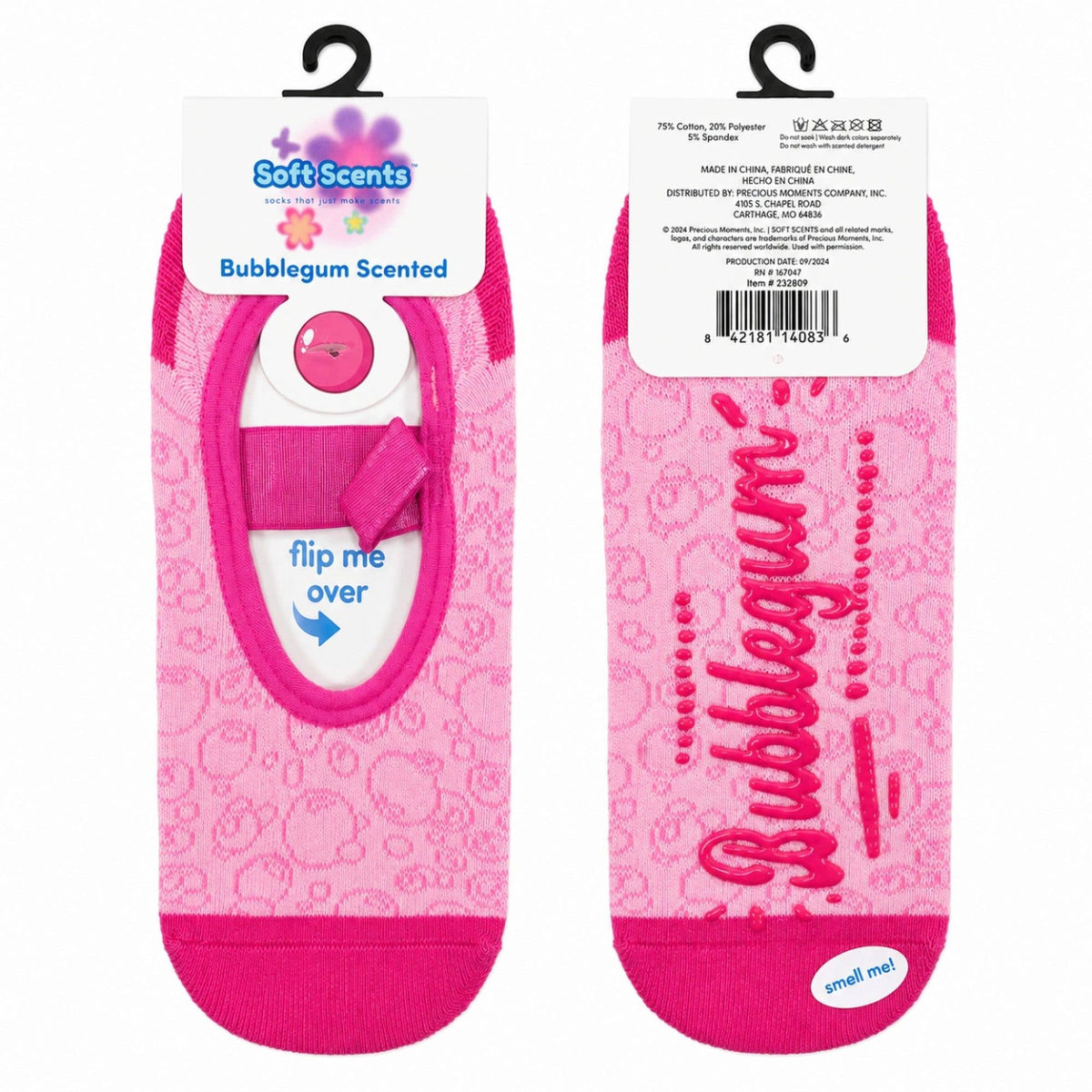 Precious Moments Scented Grip Slipper Socks Floor Display