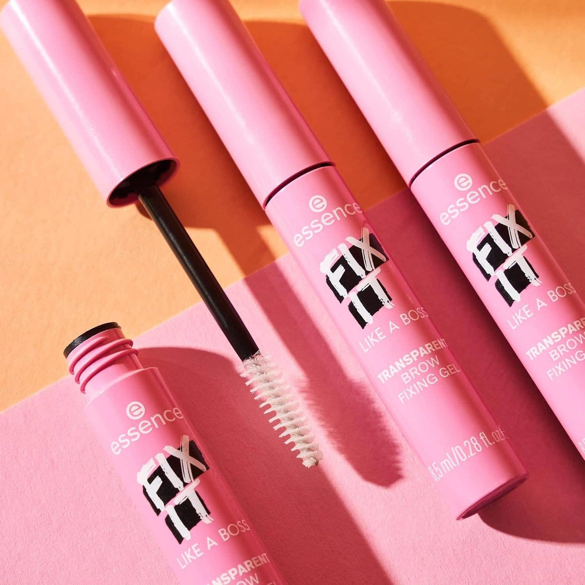 Essence | Fix It Like A Boss Transparent Brow Fixing Gel | Long Lasting.