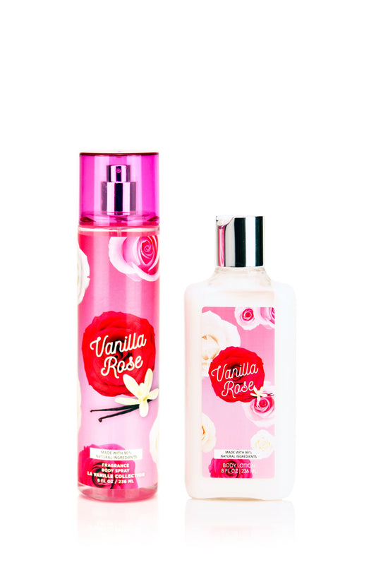 2577 Vanilla Rose 2-Piece Body Mist and Body Lotion Set