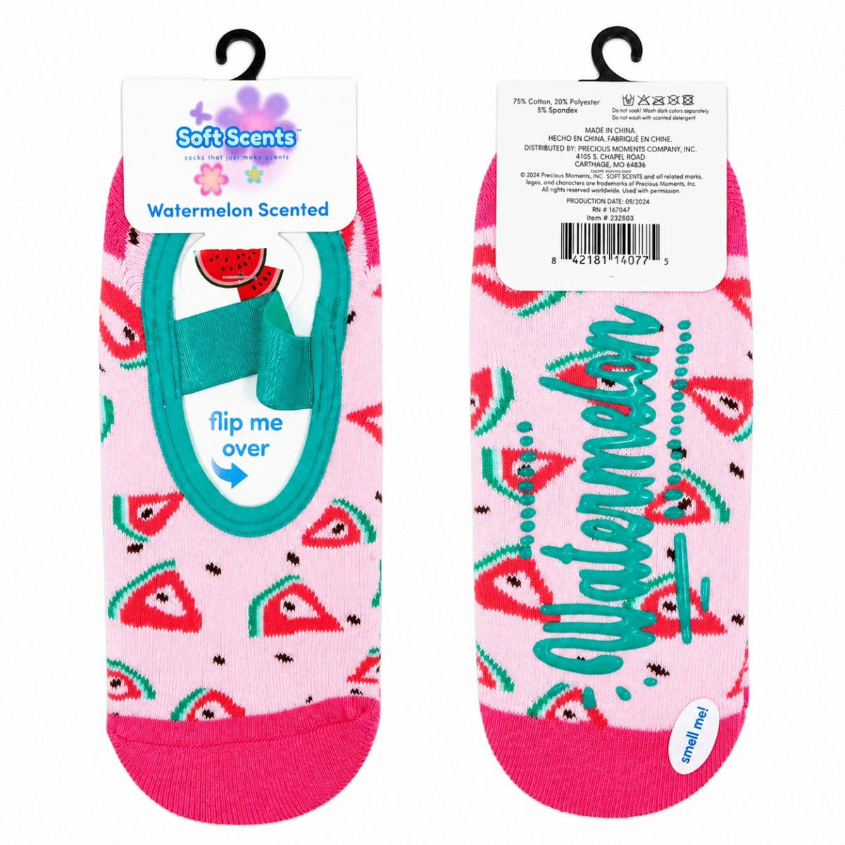 Precious Moments Scented Grip Slipper Socks Floor Display