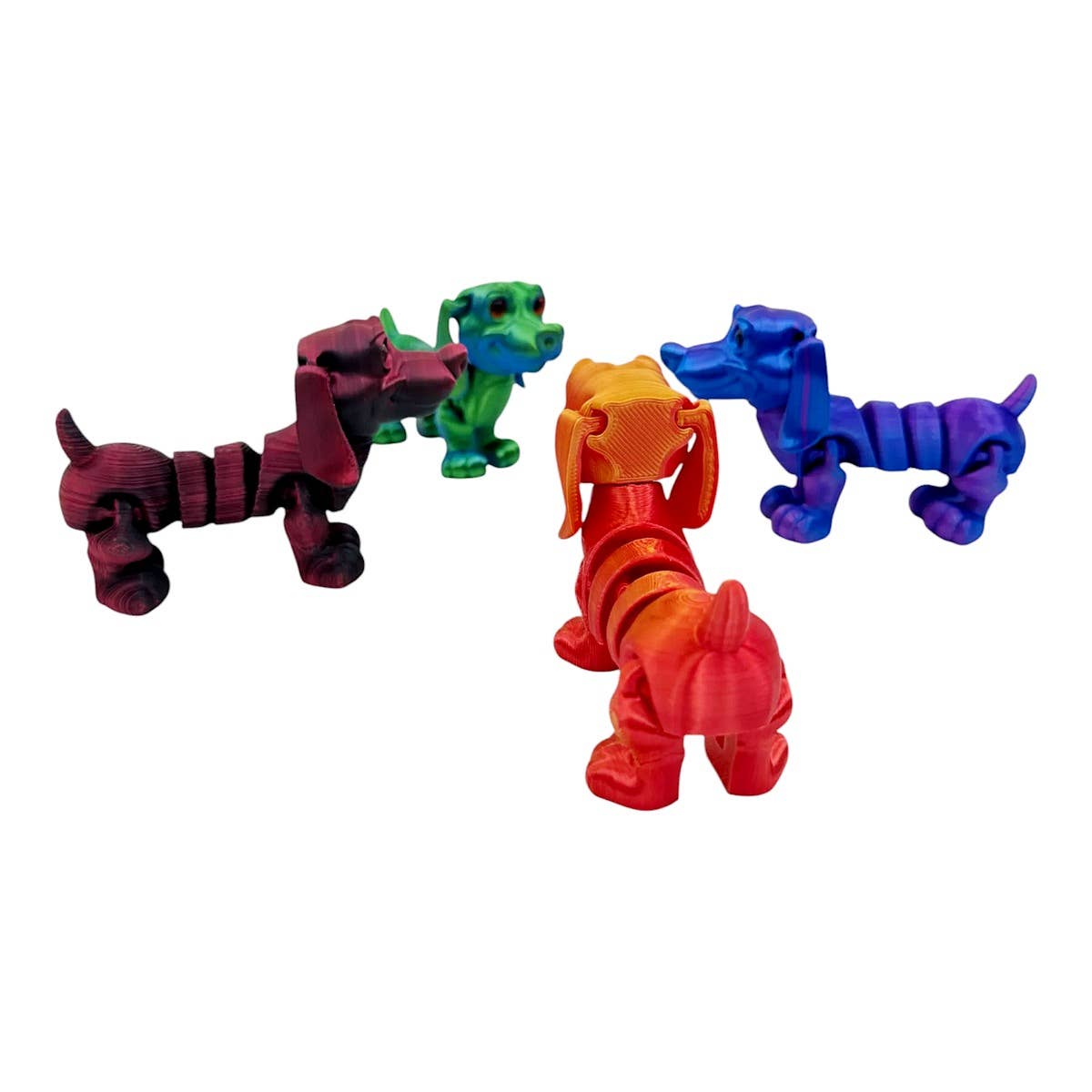 1743D Print Hush Puppy Dog Figure Toy