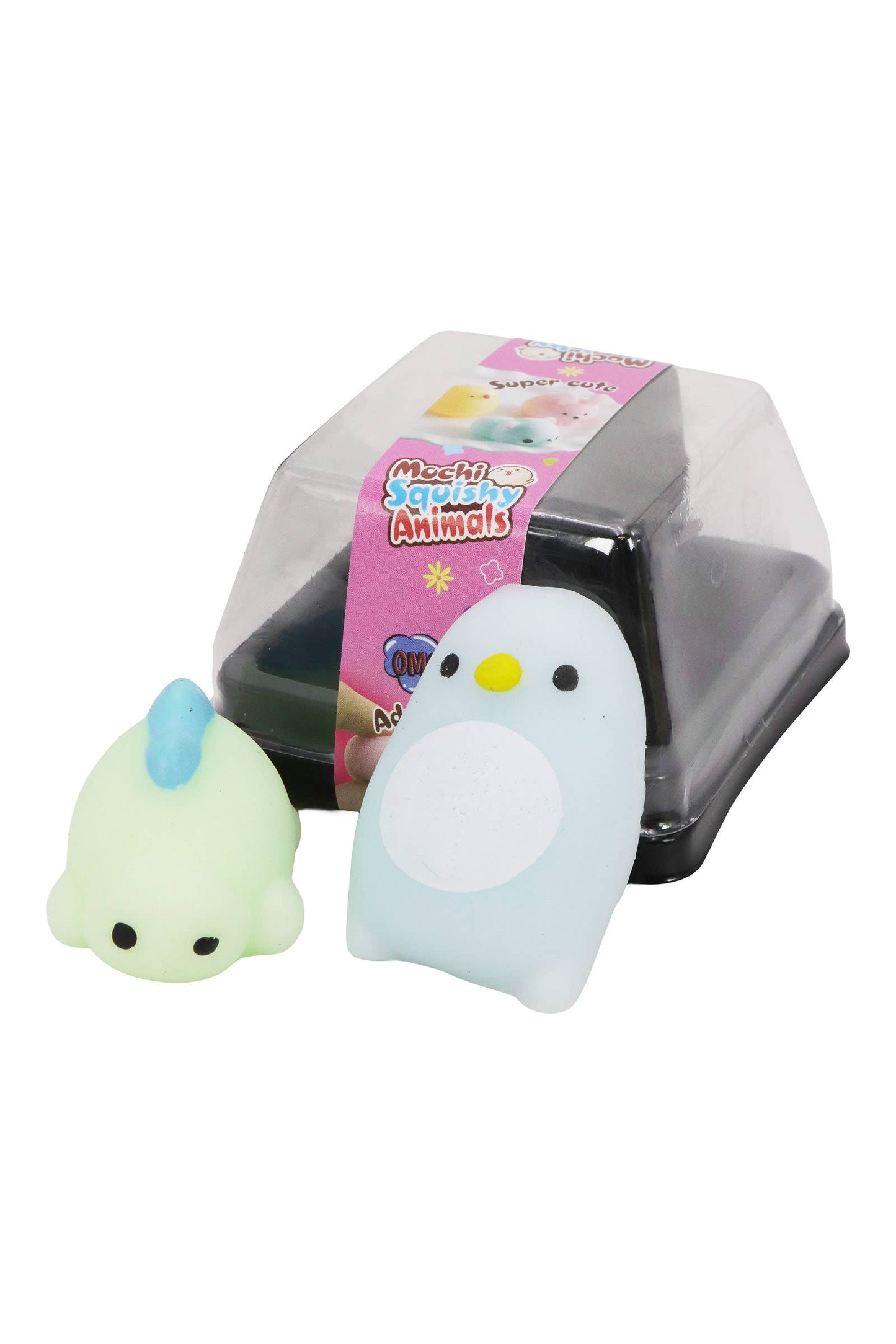 Animal Pals Soft Mini Mochi Squishy - 2 Pcs Set