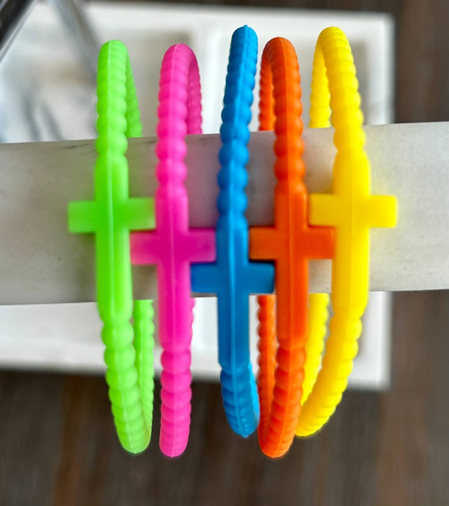 2792 Silicone Cross Bracelet