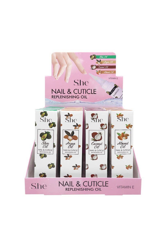 Makeup She SN515 Nail & Cuticle Replenishing Oil - 24 pcs