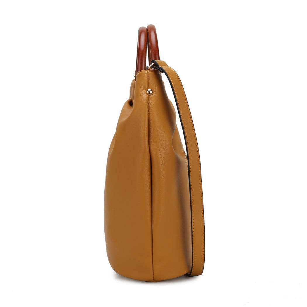 Leilani Vegan Leather Tote Bag with Wallet by Mia K