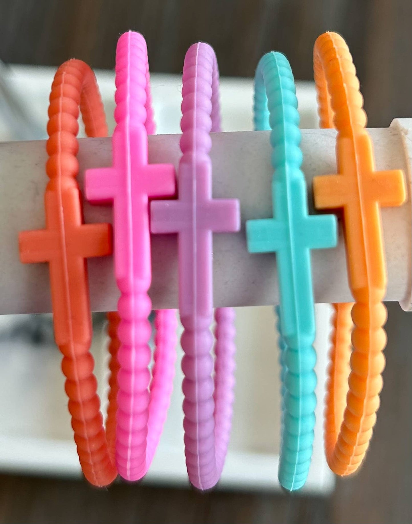 2792 Silicone Cross Bracelet