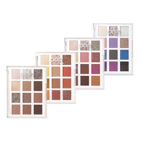 POP Beauty LIGHTSHOW PALETTE | PRETTY PUNK - Eyeshadow Palette, 12 Shades, Complementary Colours, Multi-Textured, Richly-Pigmented | Matte, Metallic, Satin, Glitter
