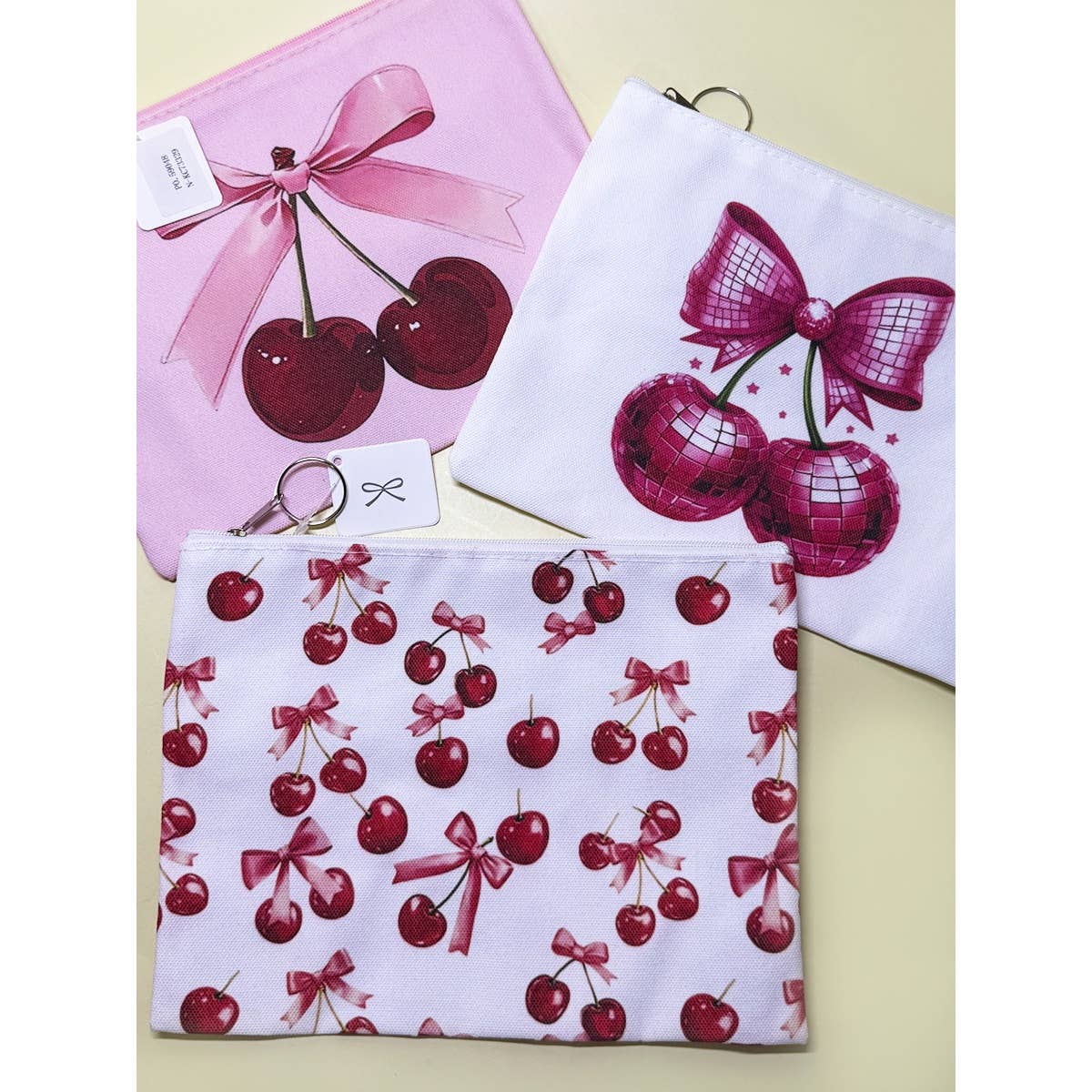 2808 Cherry Printed Multi Use Purse