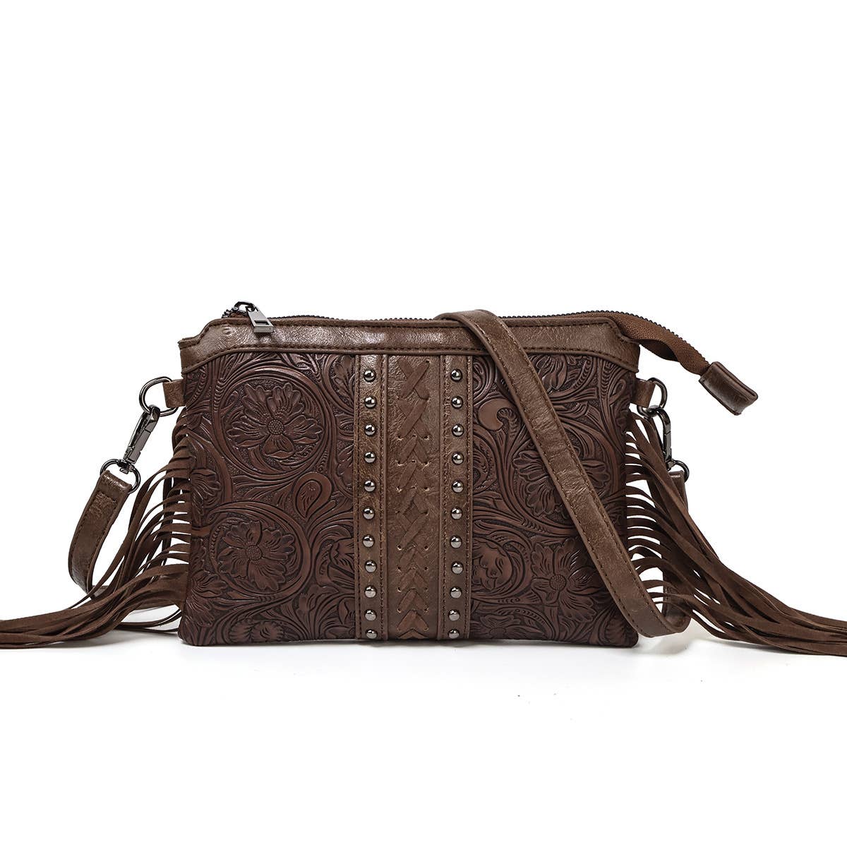 417 Bohemian tassel crossbody bag