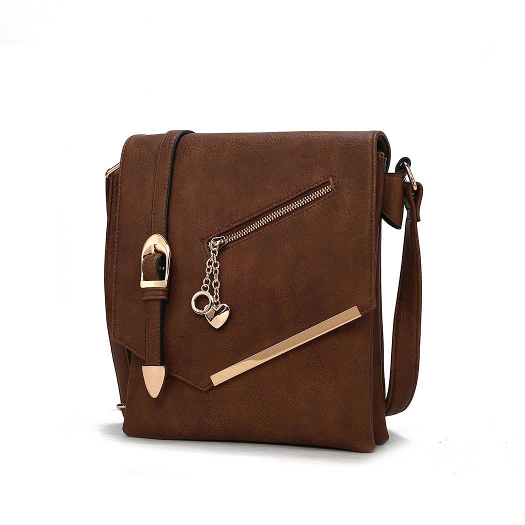 383 Jasmine Women's Crossbody Handbag Vegan Leather By Mia K