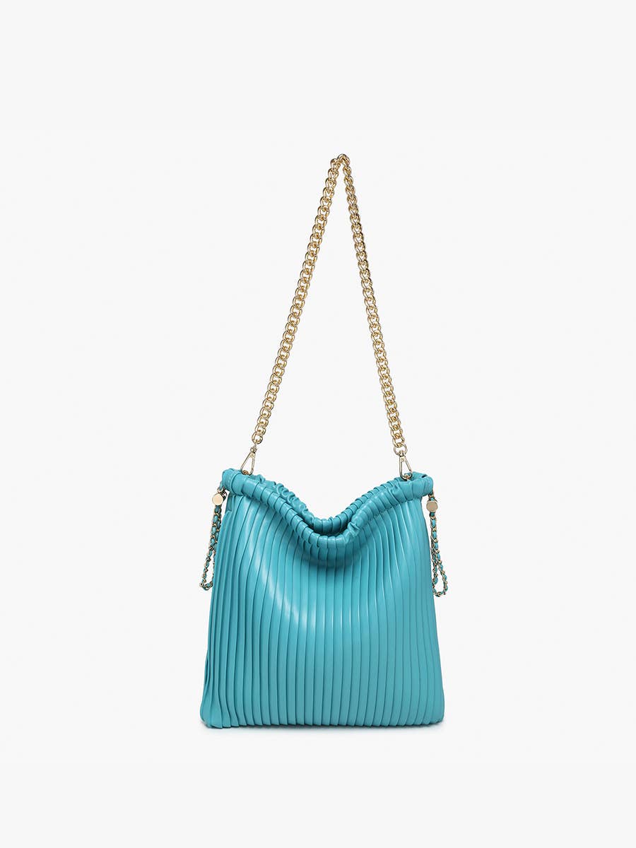 Singapore Pleated Bucket Bag – Chain Strap | JN2584
