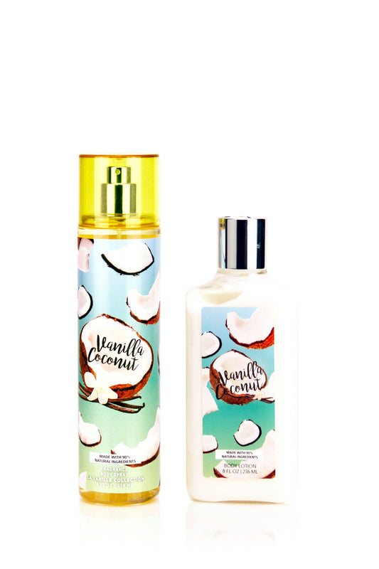 2579 Vanilla Coconut 2-Piece Body Mist and Body Lotion Set