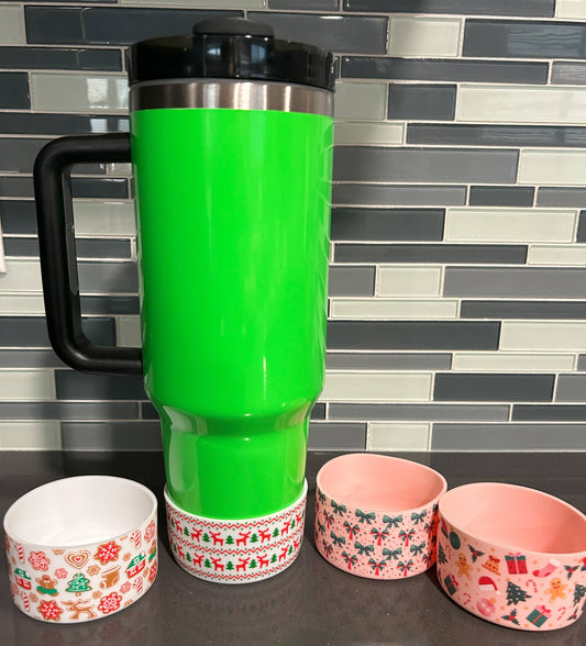 Christmas Holiday Tumbler Silicone Boot