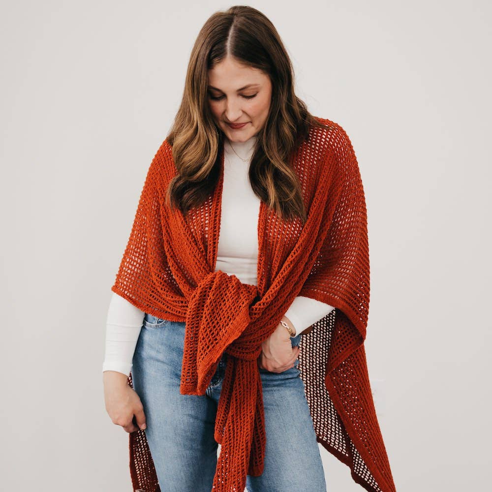 Cece Crochet Poncho Wholesale