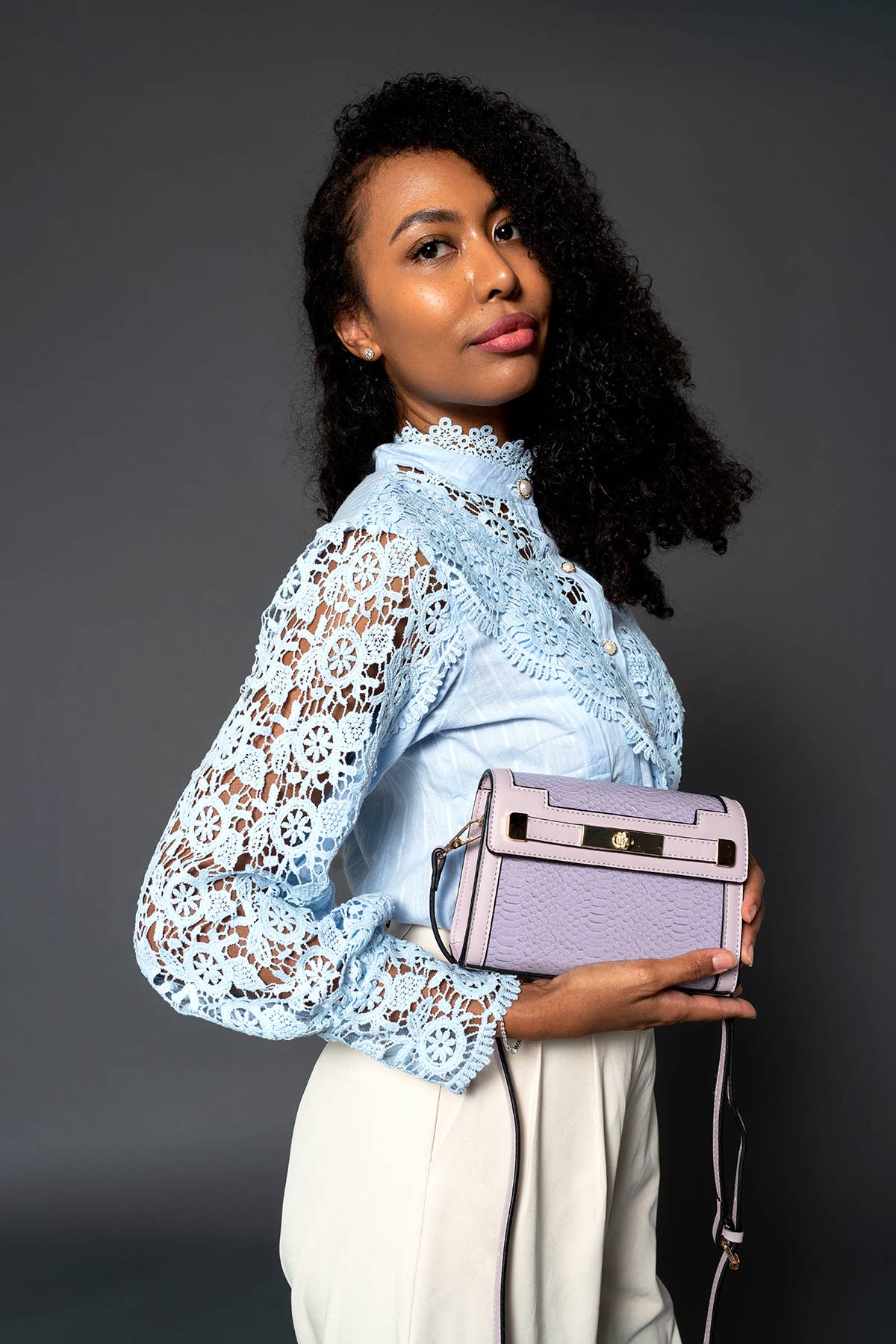 Etta Snake Textured Crossbody Bag | M2089SNK