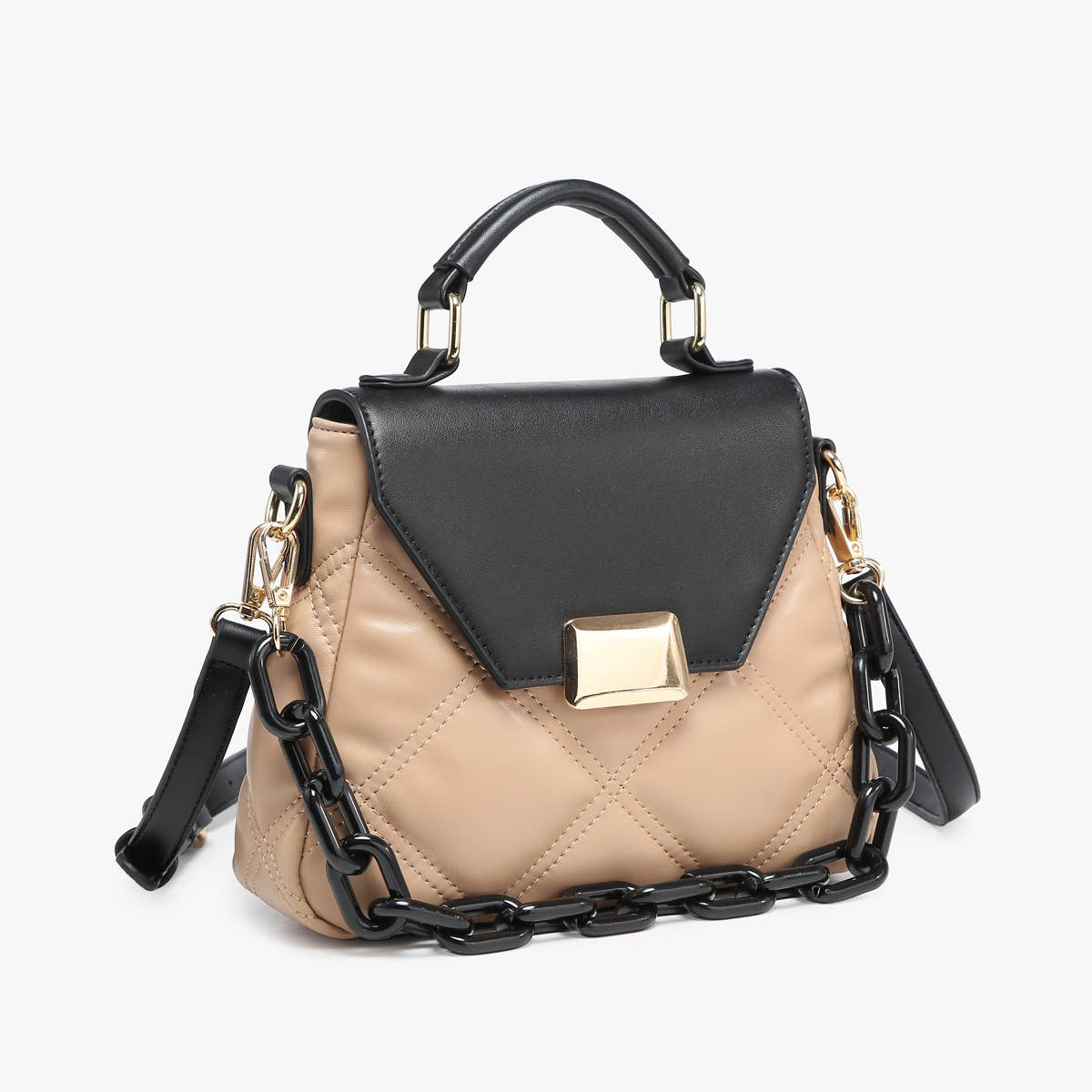 M2405 Ollie Quilted Crossbody Bag – Chain Strap