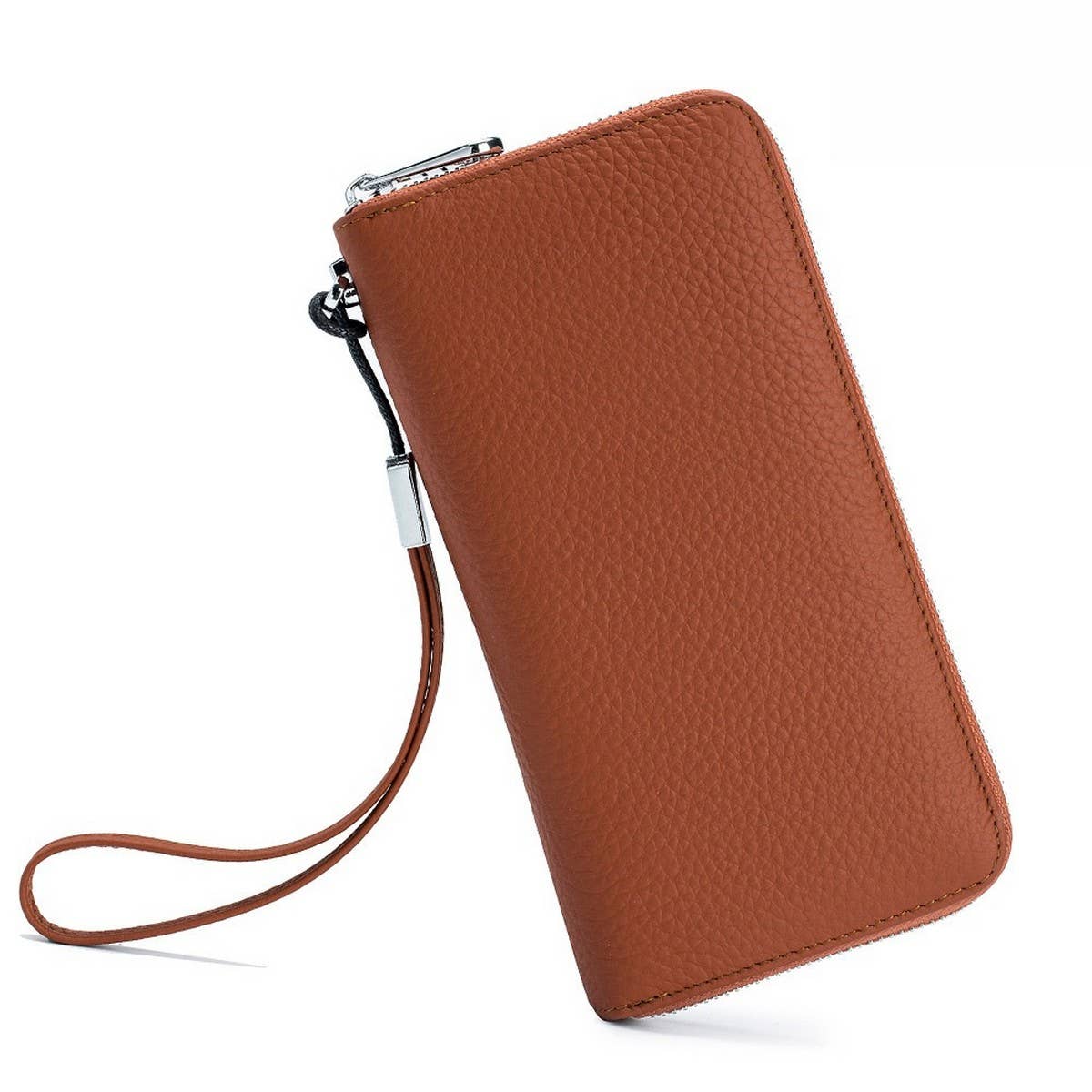 Long Leather Wallet – Soft Handheld Clutch_CUAB00388