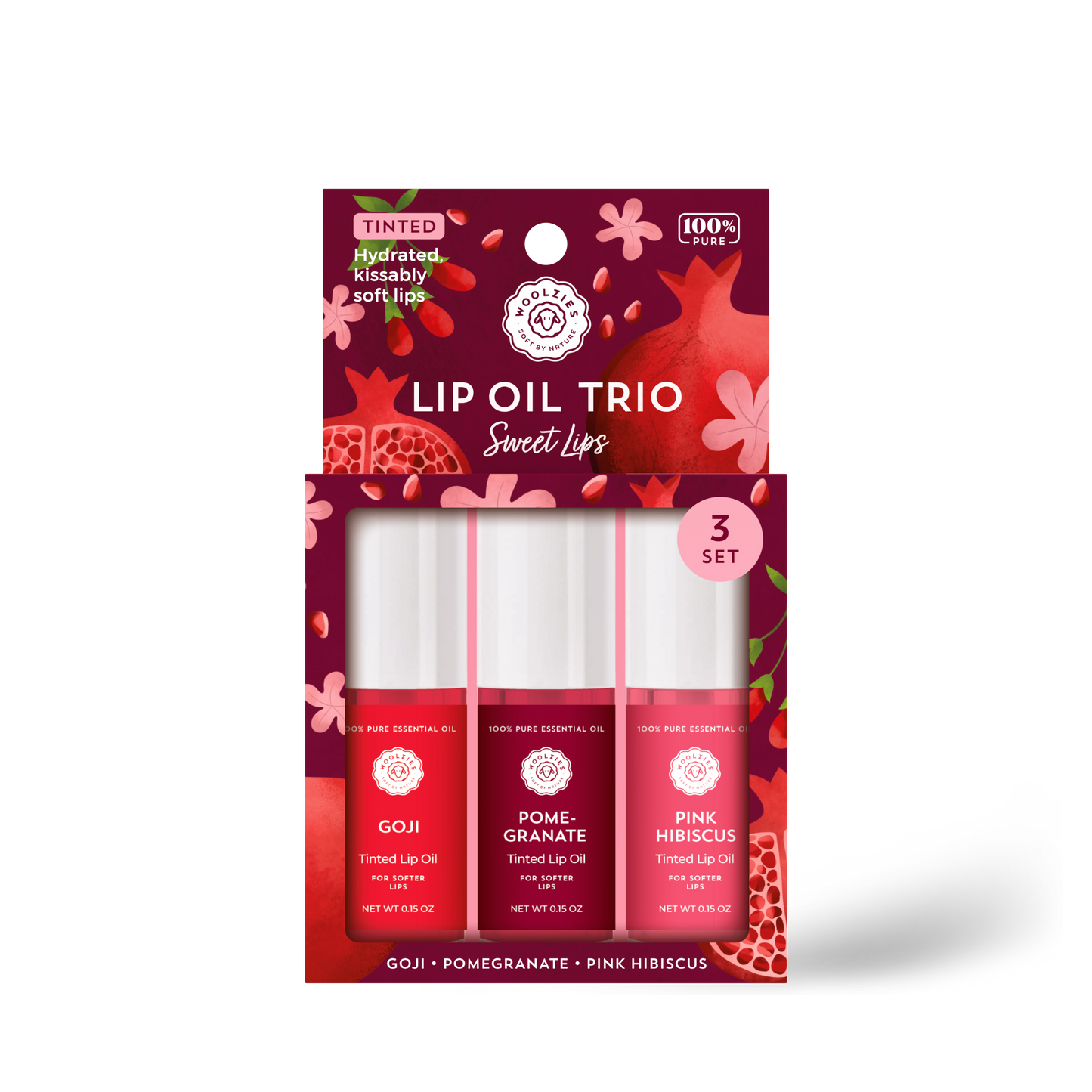 Sweet Lips Tinted Lip OIL Trio