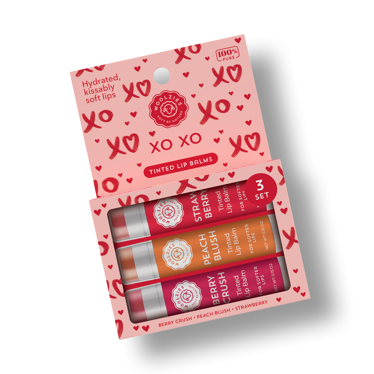 XOXO Lip Balm Set Of 3