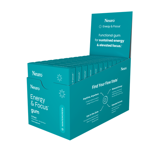 Energy and Focus Gum | Wintergreen