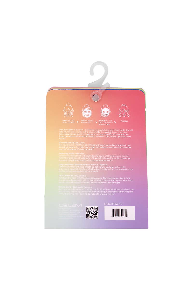 2826 Celavi FM012 Face Sheet Mask Set