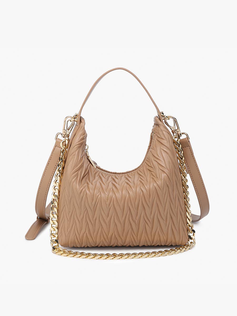 Brenna Matelassé Shoulder Bag – Vegan Leather Bag | EH2582