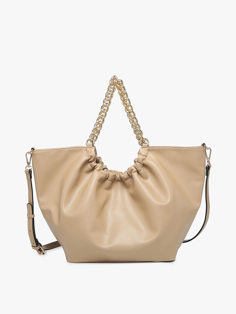 M2343 Stassi Slouchy Satchel Bag – Chain Strap