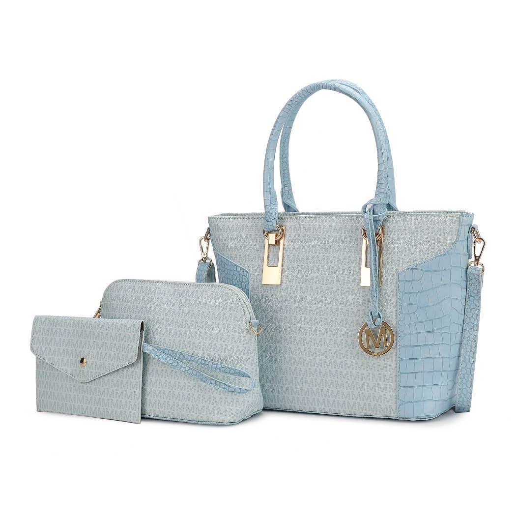 MKF Shonda 3PC Tote Handbag Women Vegan Leather