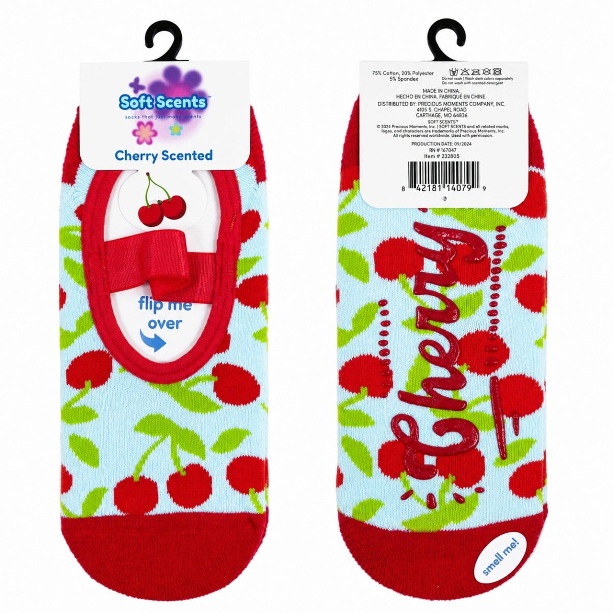 Precious Moments Scented Grip Slipper Socks Floor Display