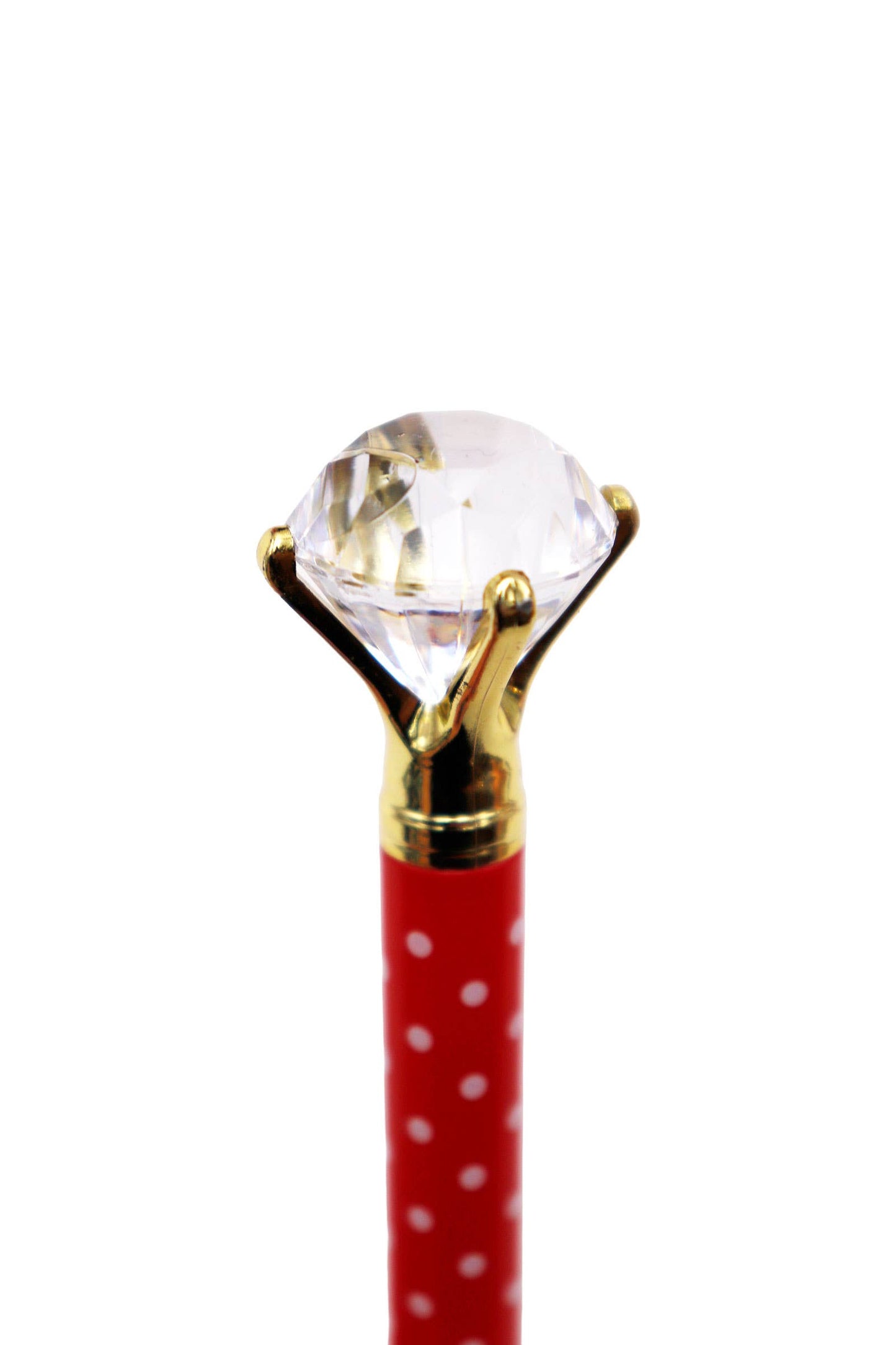 Bling Diamond Metallic Polka Dot Pen -
